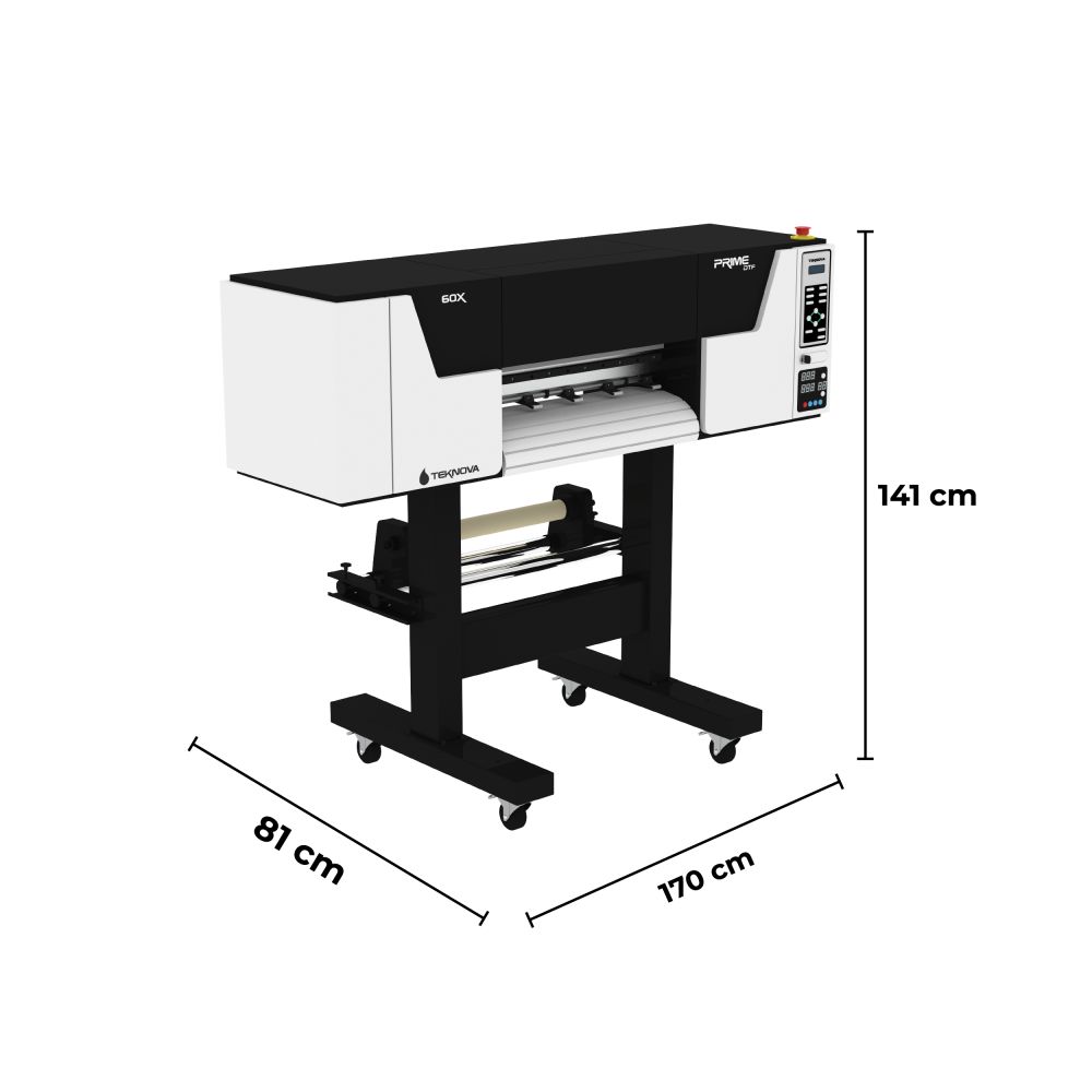 Impressora DTF 60cm PrimeDTF Textil 60X i3200 Direct To Film
