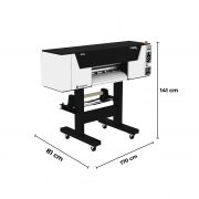 Impressora plotter DTF 60cm Prime DTF Textil 60X i3200 Direct To Film