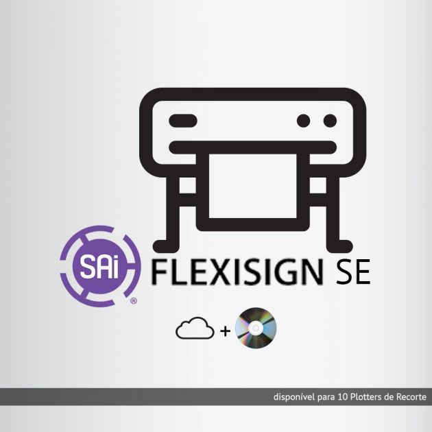 Software Rip Flexi Sign LA Recorte p/ 1 plotter de recorte